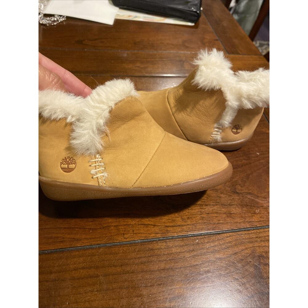 AUTHENTIC TIMBERLAND TREE SPROUT TODDLER Unisex WHEAT BOOTIES Sz 6.5